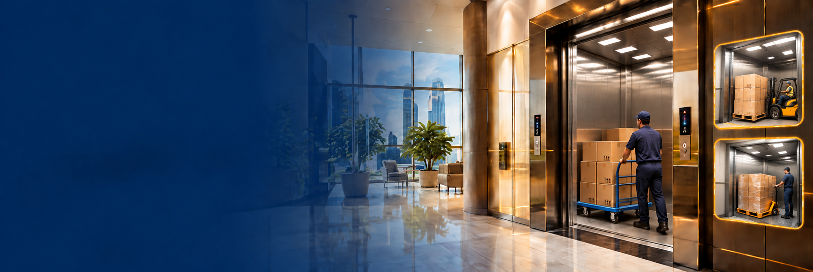 Goods elevator solutions