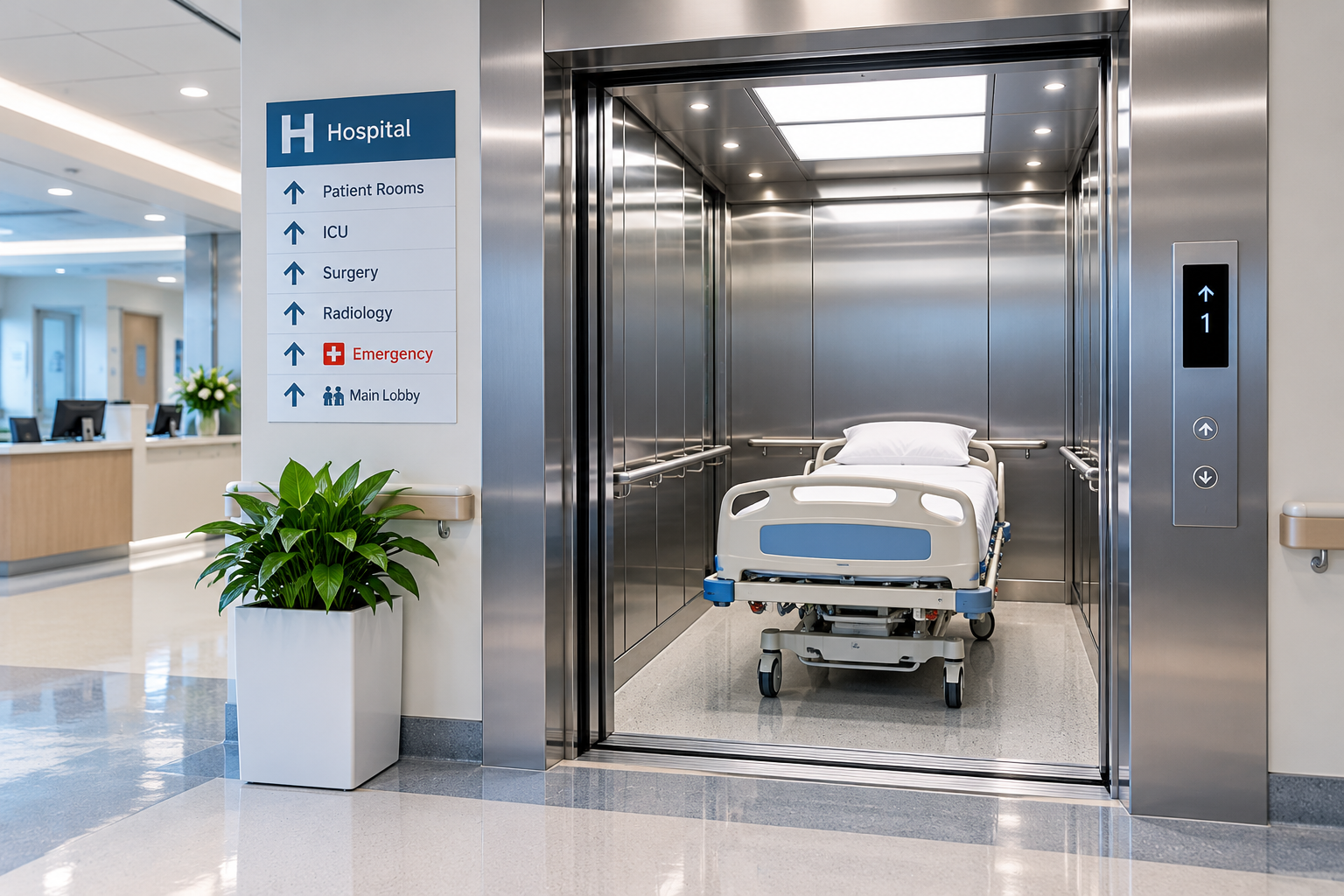 Hospital Elevator  Project - Project Image 1